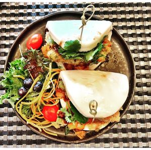 Lunch last week delicious panko coated fried avocado steamed buns at I'm Vegan in Chicago