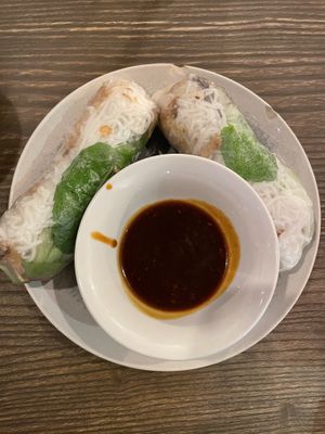 Tofu rice paper rolls  at Hawker Boys in Melbourne