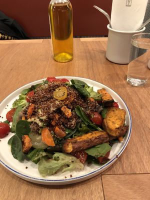 Quinoa salad 🥗  at Flax & Kale in Madrid