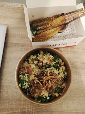 My dinner at Flax & Kale in Madrid