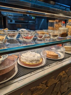 inside at Flax & Kale in Madrid