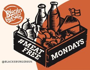 Blacks Burgers try to promote Meet Free Mondays, double check their social media for promotions. at Blacks Burgers in Epsom