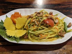Green Mango Salad at Miss Island in Koh Muk