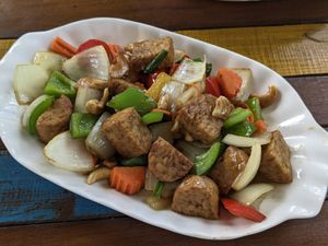 Tempeh (no spices, bit boring) at Miss Island in Koh Muk