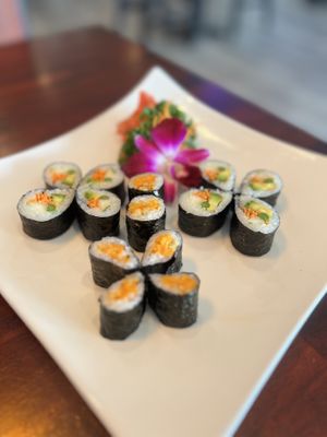 Veggie roll and sweet potato roll   at Baitong Thai & Sushi in St Augustine