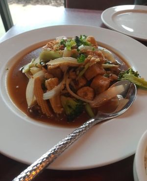 Vegetable sauce  at Baitong Thai & Sushi in St Augustine