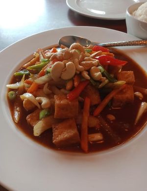 Cashew tofu  at Baitong Thai & Sushi in St Augustine