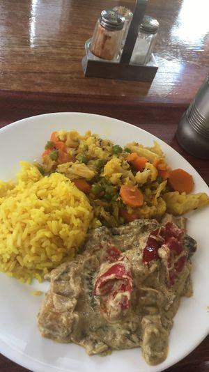 Lunch offer of the day at Govinda Veggie Corner in Budapest