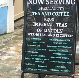 speciality tea and coffees at cafe gelato at Cafe Gelato in Lincoln