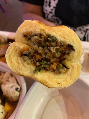 Vegan bao bun at Graffiti Bao in Las Vegas