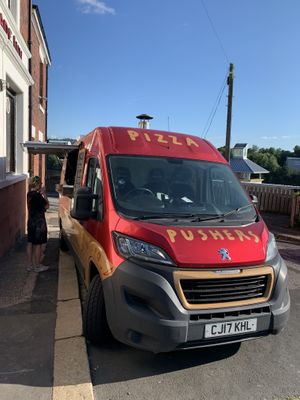 The van  at Scream for Pizza in Newcastle Upon Tyne