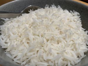 Plain old rice   at Jugnu's Little India  in Wellington