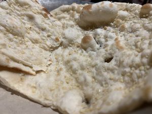 VG garlic naan   at Jugnu's Little India  in Wellington