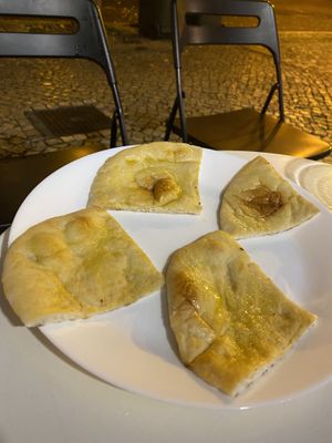 Garlic naan  at Radhe Krishna in Lisbon