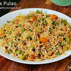 Vegan veg rice at Radhe Krishna in Lisbon