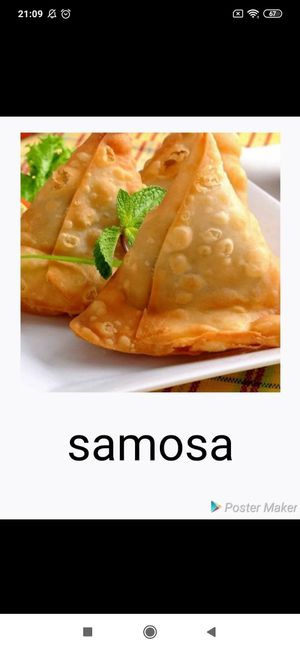 Vegan samosa at Radhe Krishna in Lisbon