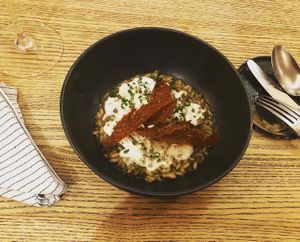 Risotto at KLE in Zurich