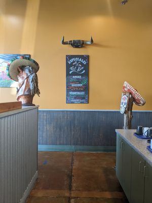 In the restaurant at Migrants in Madison