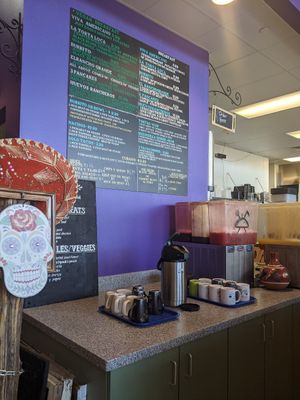 Menu at Migrants in Madison