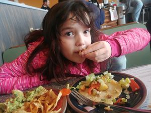 My lunch date - kid friendly a la carte at Migrants in Madison