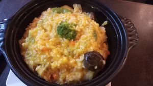 Pumpkin coconut rice at Fēng Wèi Tíng 豐味亭 in Taipei