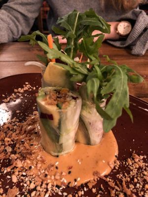 Avocado-Mango-Summerrolls at Ngon Ngon in Cologne