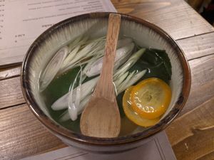Special tea with lemongrass, mint, and kumquat. Very good! at Ngon Ngon in Cologne