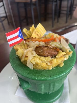 Beefless mofongo  at The Earthy Kitchen in Orlando