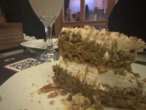 Torta de Zanahoria del Brujo  at Lounge del Brujo Vegan Kitchen & Bar Cayma in Arequipa