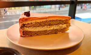 🍰🌱😊👍 at Loving Hut - Na Porici in Prague