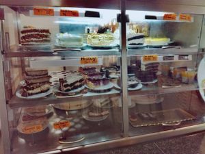 cakes at Loving Hut - Na Porici in Prague