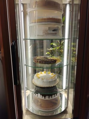 cakes at Loving Hut - Na Porici in Prague