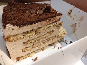 tiramisu  at Loving Hut - Na Porici in Prague