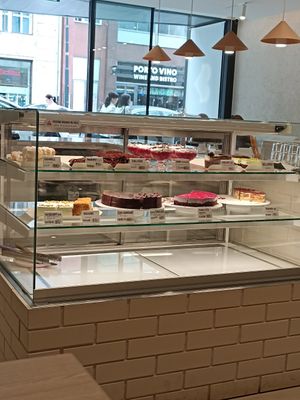 They also have a coffee station at Loving Hut - Na Porici in Prague