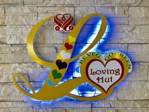 inside at Loving Hut - Na Porici in Prague