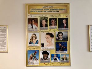 happy vegans at Loving Hut - Na Porici in Prague