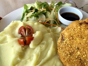 nom nom NOMMMMM at Loving Hut - Na Porici in Prague