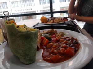 Dinner at Loving Hut - Na Porici in Prague