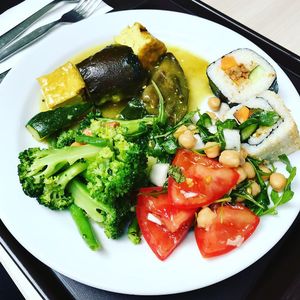 put on your plate what you want at Loving Hut - Na Porici in Prague