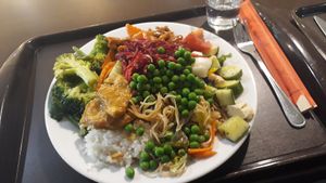 All that for 213 czk. at Loving Hut - Na Porici in Prague