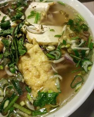 Best pho in da world!!!:) at Loving Hut - Na Porici in Prague