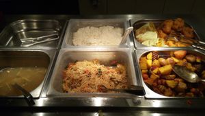 Buffet options at Loving Hut - Na Porici in Prague