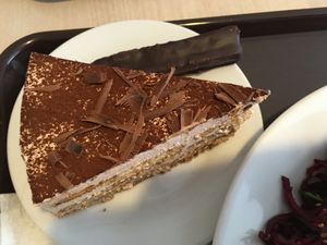 Tiramisu and twix  at Loving Hut - Na Porici in Prague