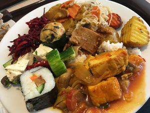 Buffet at Loving Hut - Na Porici in Prague