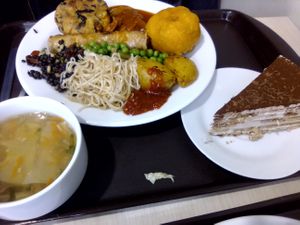 Buffet, soup and tiramisu at Loving Hut - Na Porici in Prague