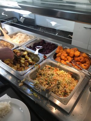 the dishes  at Loving Hut - Na Porici in Prague