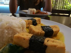 Curry with tofu at Loving Hut - Na Porici in Prague