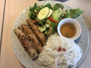 Main dish at Loving Hut - Na Porici in Prague