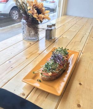 Avocado toast at Fallen Leaf Bistro in Rochester