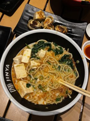 spicy creamy ramen  at JINYA Ramen Bar in San Jose